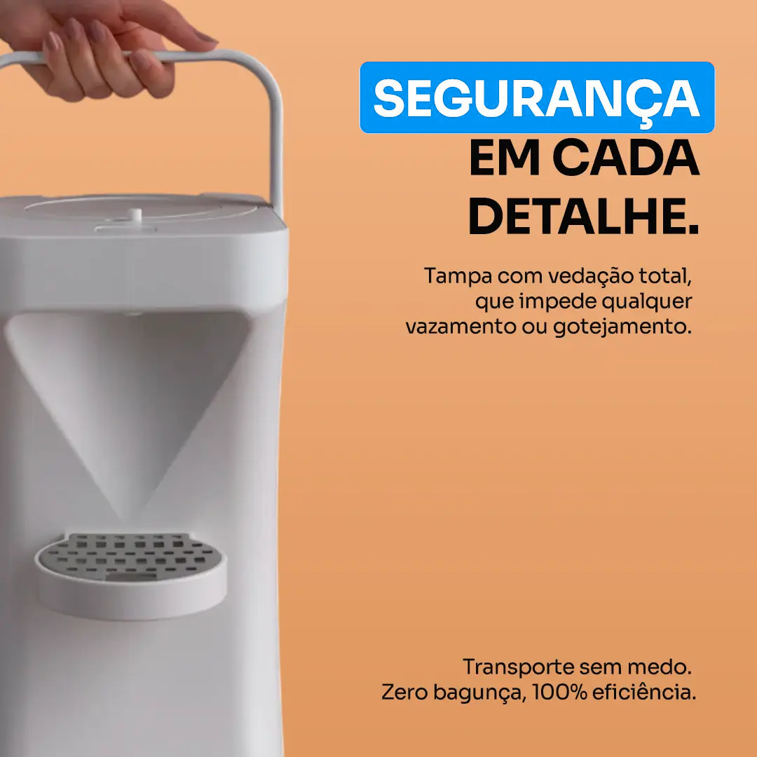 Garrafa ThermaLux® + BRINDE: Conjunto 4 Xícaras