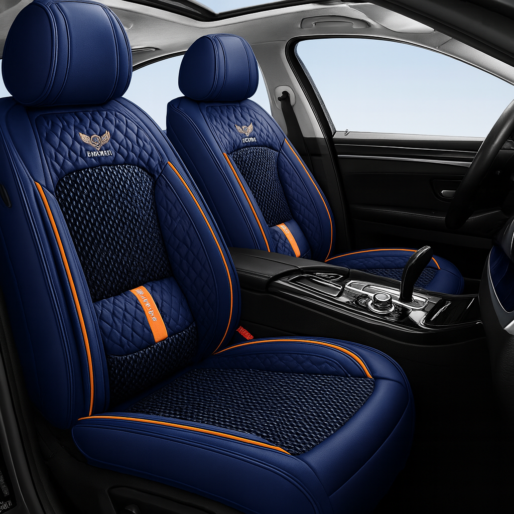 Kit Capa para Banco Premium Completa + BRINDE: Capa de Volante de Couro