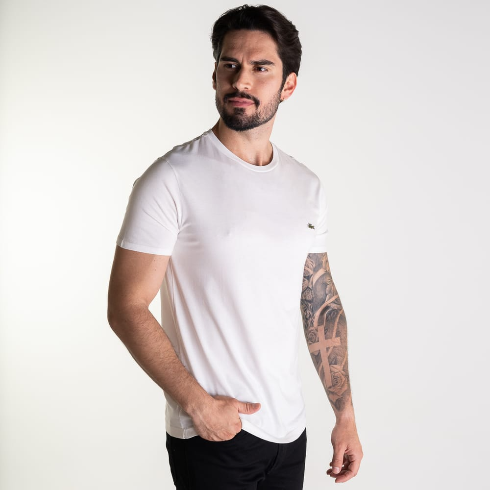 Kit 5 Camisetas Lacoste Premium - COMPRE 3 LEVE 5