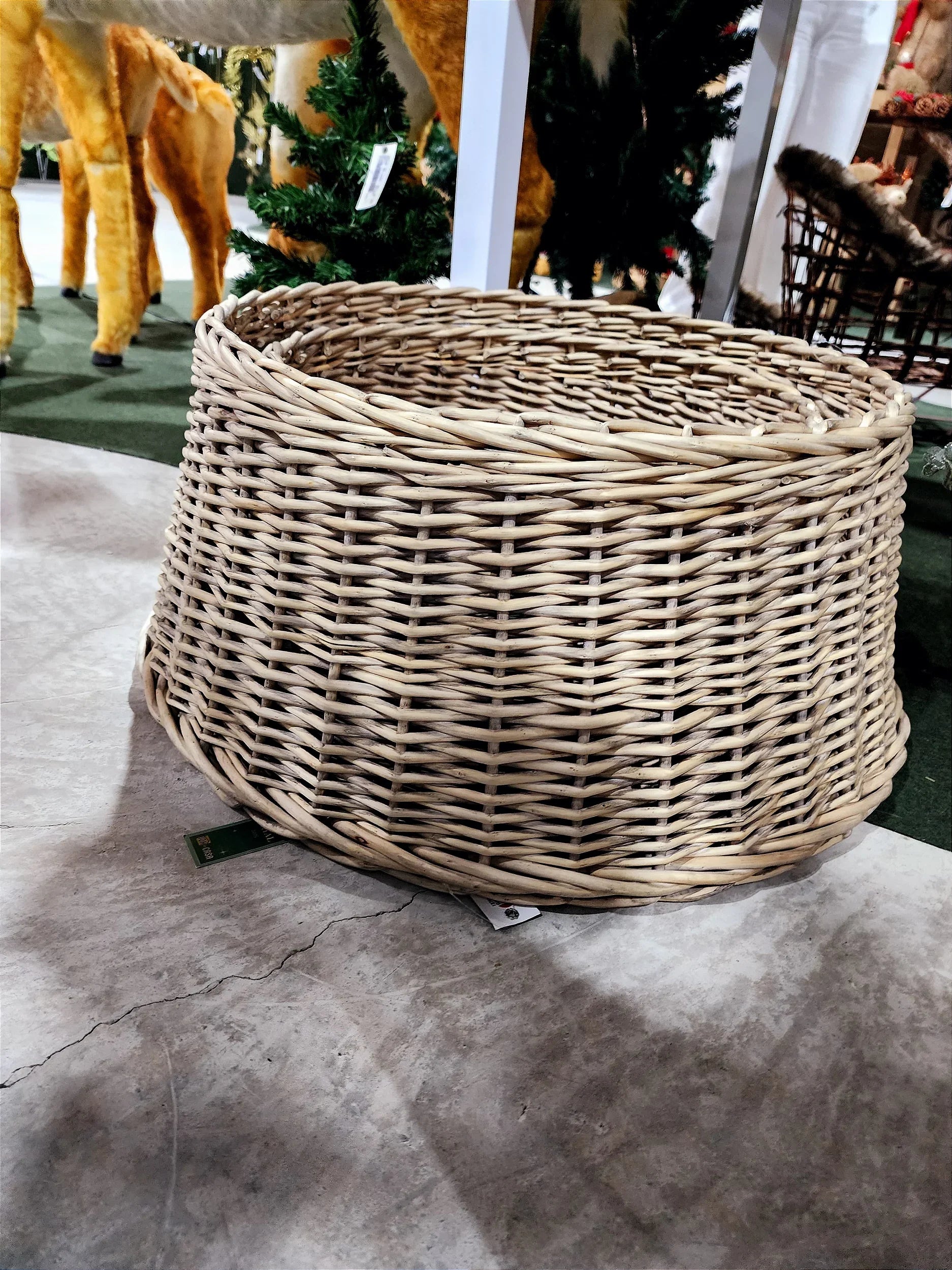 Saia Rígida para Árvore de Natal 68cm • Fibra Natural