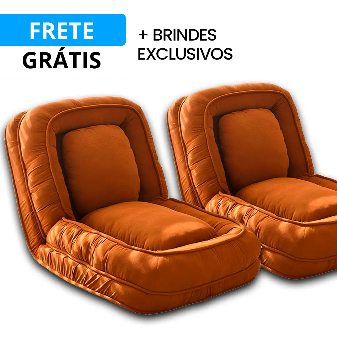 Sofá Cama Algodão Retrátil 5 em 1 + BRINDE: Almofadas Cushion (QUEIMA DE ESTOQUE)