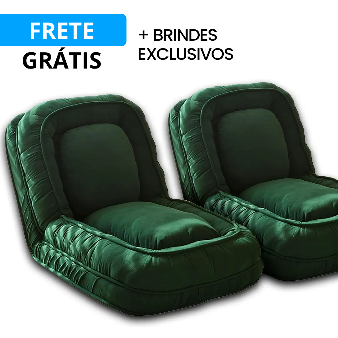 Sofá Cama Algodão Retrátil 5 em 1 + BRINDE: Almofadas Cushion (QUEIMA DE ESTOQUE)