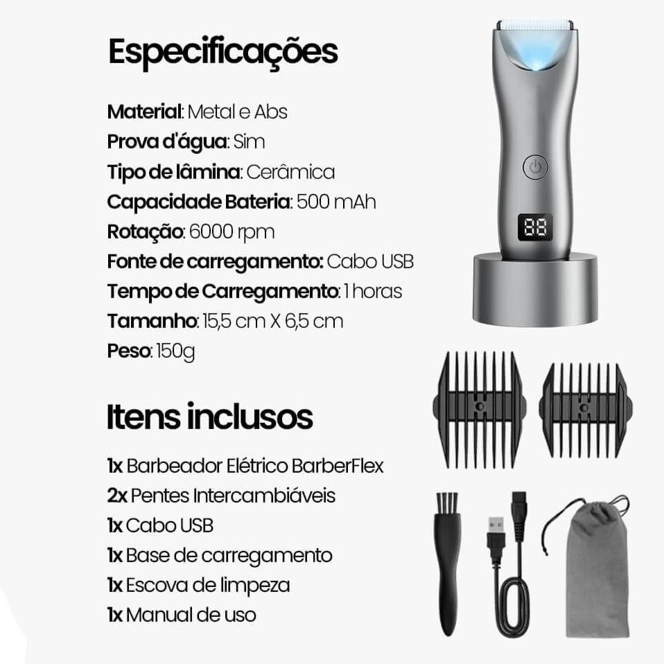 Barbeador Profissional - BarberFlex™