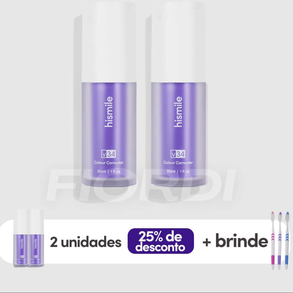 Clareador Dentário - Sérum V34™ + Brinde