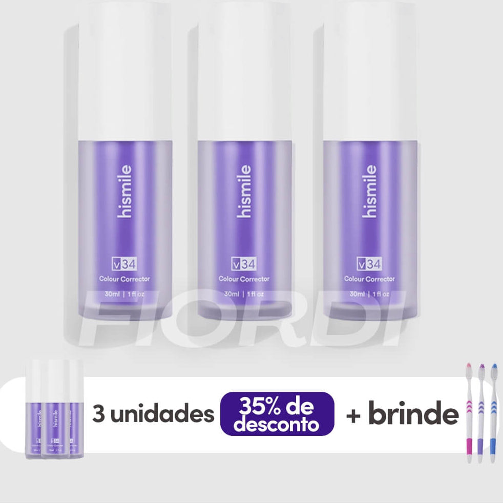Clareador Dentário - Sérum V34™ + Brinde