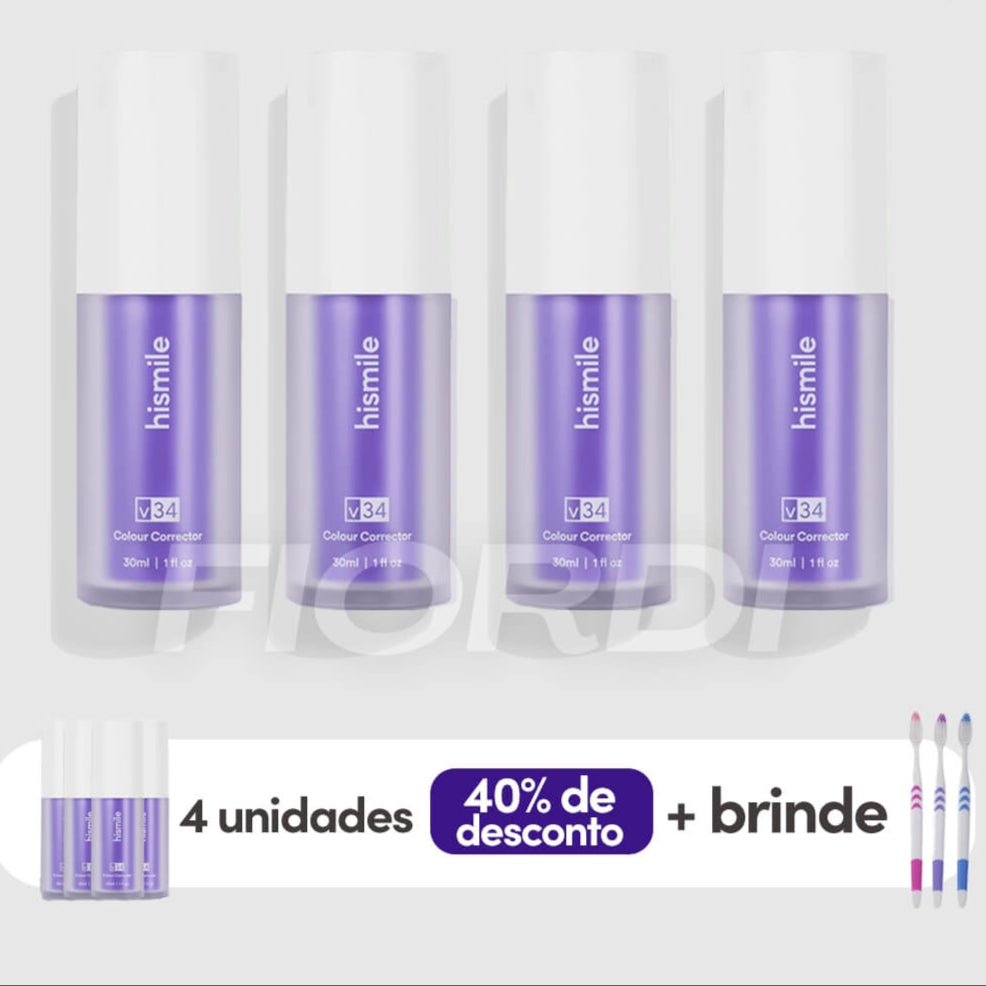 Clareador Dentário - Sérum V34™ + Brinde