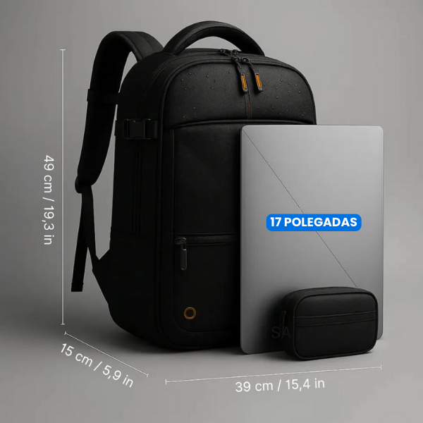 Mochila Impermeável de Compressão a Vácuo + BRINDE EXCLUSIVO (QUEIMA DE ESTOQUE)