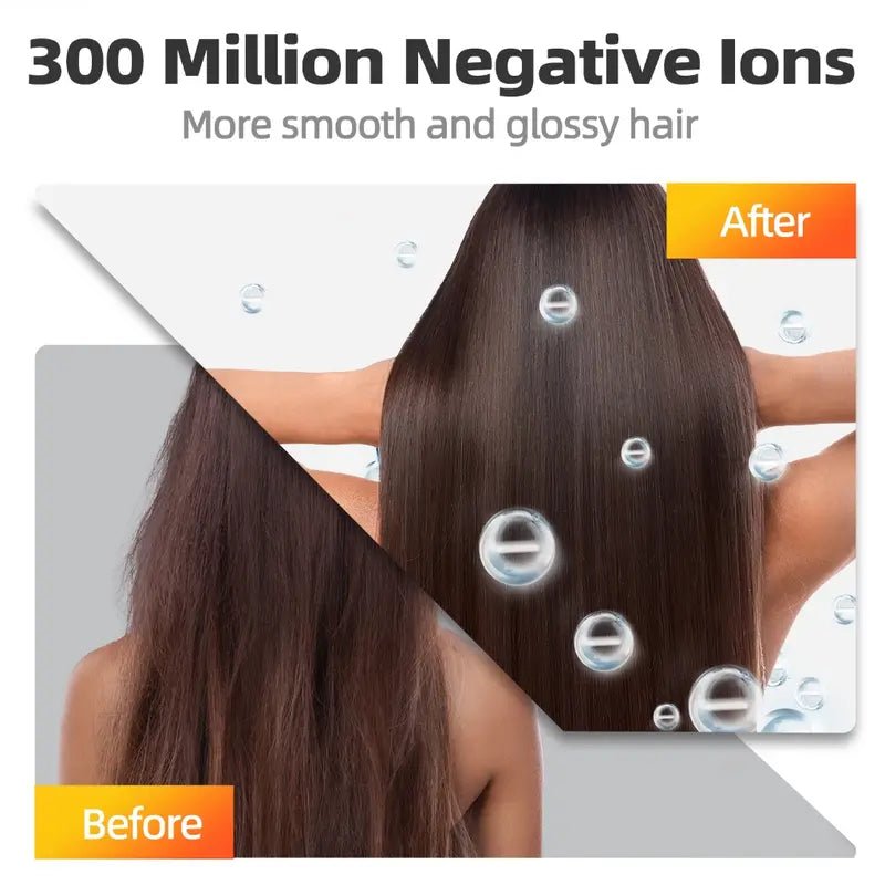 BETTDOW Secador de cabelo de alta velocidade com íons negativos - SECAGEM ATÉ 5 MINUTOS
