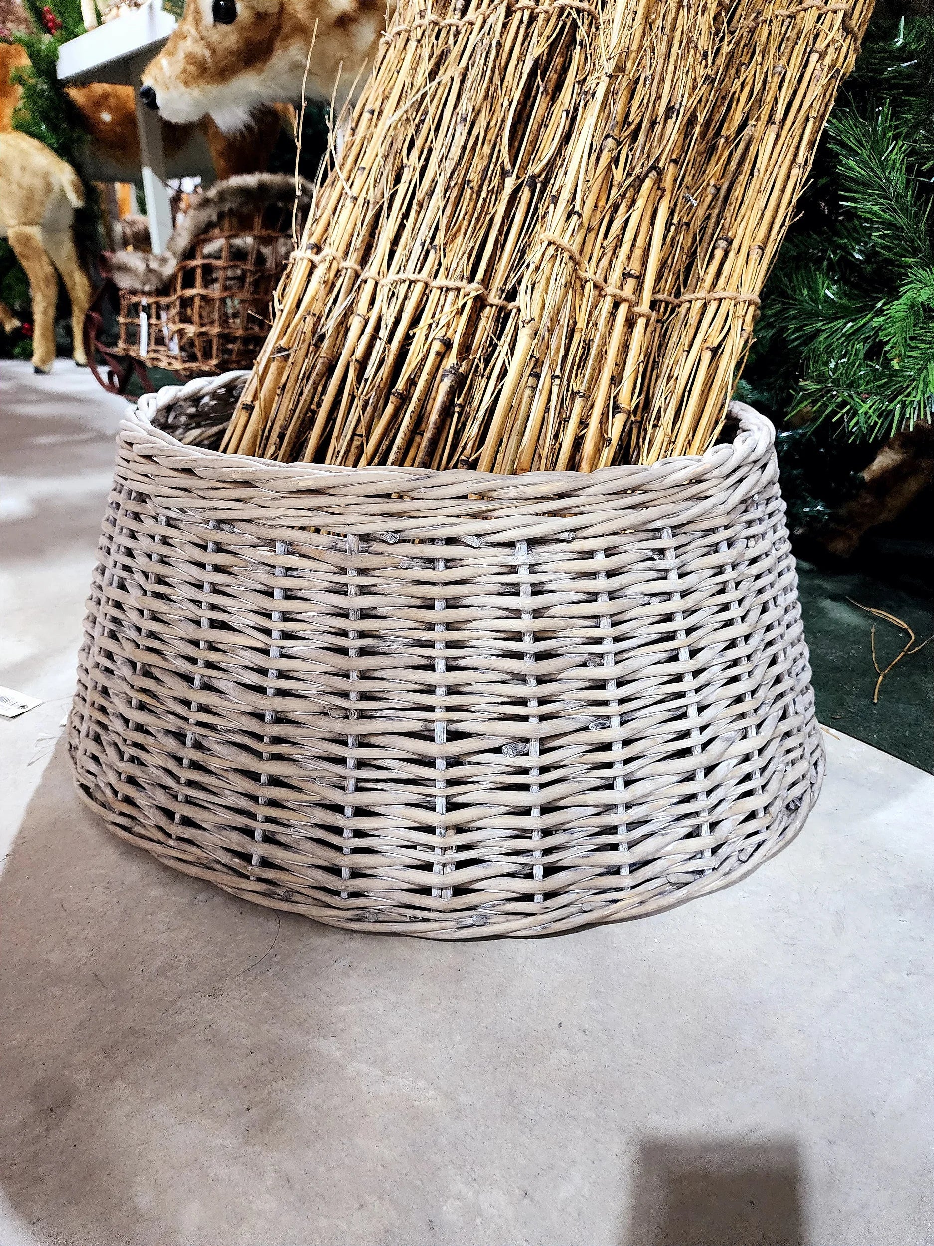 Saia Rígida para Árvore de Natal 68cm • Fibra Natural