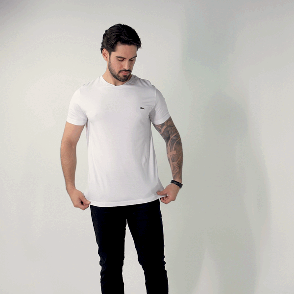 Kit 5 Camisetas Lacoste Croco Basic - COMPRE 3 LEVE 5!